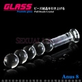 GLASS-拉珠水晶-玻璃水晶後庭冰火棒(Anus 8)
