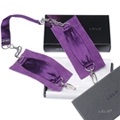 瑞典 LELO 絲綢系列 SUTRA CHAINLINK CUFFS 絲綢手銬 (紫)