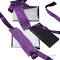 瑞典 LELO 絲綢系列 ETHEREA SILK CUFFS 緞帶編織手銬 (紫)