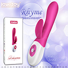 Lovetoy Rhyme 音悅精靈 音波聲控變頻充電防水音樂按摩棒 USB充電 粉