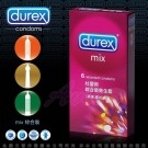 Durex杜蕾斯-綜合裝 保險套(6入)(超薄+凸點+螺紋)