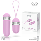 德國OVO R4 艾莎 5段變頻 多功能  陰蒂刺激無線遙控跳蛋 充電式 粉色