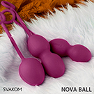 美國SVAKOM NOVA 諾娃 凱格爾運動三部曲 頂級訓練聰明球 紫羅蘭