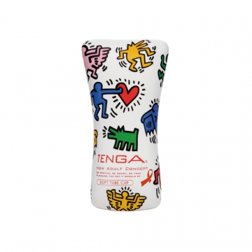 日本TENGA x 美國Keith Haring 柔情吸吮軟膠杯 Soft Tube Cup Special Edition KHC-102
