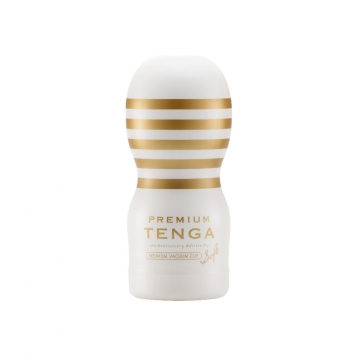 日本TENGA Premium 10周年限量紀念杯 深管口交型自慰杯 白金 柔軟 TOC-101PS