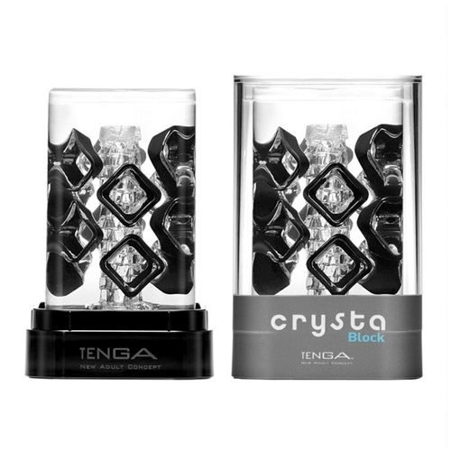 日本TENGA CRYSTA 水晶自慰套 CRY-003 BLOCK 冰磚