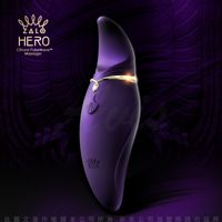 法國Zalo Hero英雄C點 撩動小舌震動器 暮光紫
