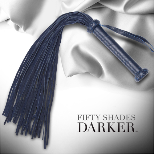 Fifty Shades Darker 格雷的五十道陰影2-束縛 你的陰暗面 麂皮手工編織 大型皮鞭
